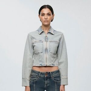 Mavi Women's Gaia Light Blue Denim Jacket